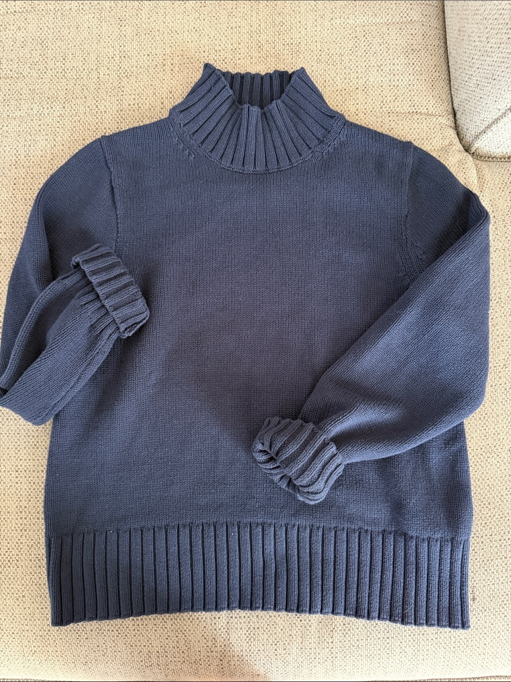 Navy turtle neck